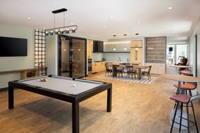 Shoreline apartment for rent - Game room in the resident lounge at Canopy Apartments in Shoreline