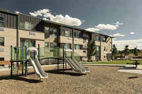 Englewood apartment for rent - An outdoor playground amenity at Apex Meridian South Apartments in Englewood.