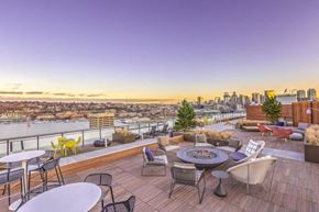 Seattle apartment for rent - Rooftop deck at Leeward Apartments in Seattle.