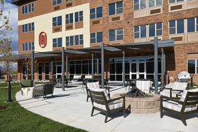 Highlands Ranch apartment for rent - A firepit amenity in the front of The Audrey Apartments in Highlands Ranch.