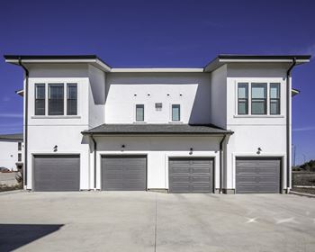 Private garage parking and ev charging stations