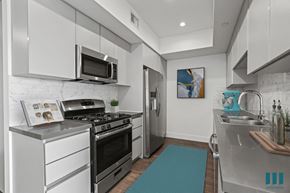 Los Angeles apartment for rent - Kitchen with Stainless Refrigerator, Stove, Microwave Oven, and Dishwasher