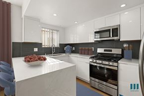 Los Angeles apartment for rent - Kitchen with Stainless-Steel Appliances and Countertop Bar
