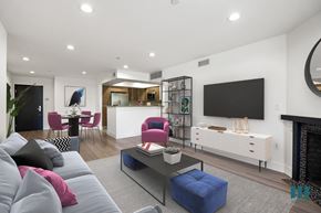 Los Angeles apartment for rent - Open-Concept Kitchen, Dining, and Living Room