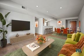 Los Angeles apartment for rent - Open-Concept Living Room, Dining, and Kitchen
