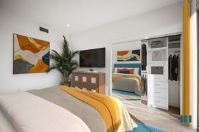 Los Angeles apartment for rent - Mirrored Closet with Organizers at Ogden Garden by Wiseman, Los Angeles
