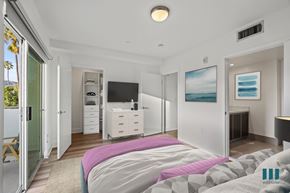 Los Angeles apartment for rent - Bedroom with Walk-In Closet with Built-In Organizers, Bathroom, and Patio
