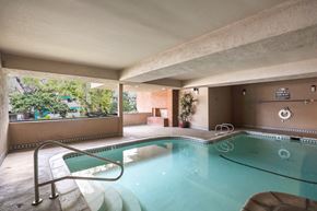 Los Angeles apartment for rent - Indoor/Outdoor Resident Pool at Gretna Green Harlow by Wiseman