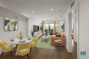 Los Angeles apartment for rent - Dining Room, Living Room, and Patio