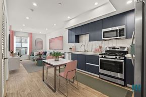 Los Angeles apartment for rent - Open-Concept Kitchen, Dining, and Living Room Space