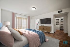 Los Angeles apartment for rent - Bedroom with Walk-In closet, Bathroom, and Balcony
