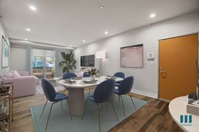 Los Angeles apartment for rent - Dining and Living Room with Patio