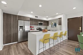 Los Angeles apartment for rent - Kitchen with Energy-Efficient Appliances and Ample Cabinet Storage and Countertop Bar