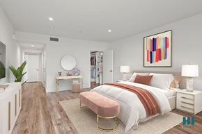 Los Angeles apartment for rent - Bedroom with Walk-In Closet with Built-In Organizers