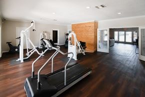 Orlando apartment for rent - the fitness center with strength and cardio equipment at Winford Place