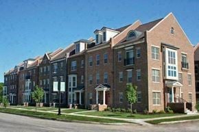 South Bend apartment for rent - a large brick apartment building on the side of a street