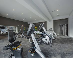 South Bend apartment for rent - Fitness Room at The Ivy at Berlin Place, South Bend, IN, 46601