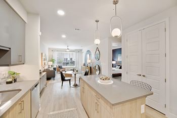 Kitchen island with abundant storage*