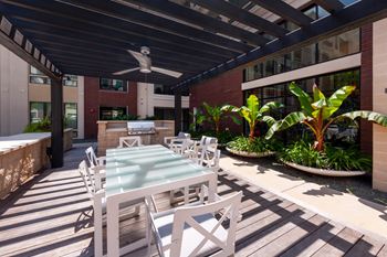 Poolside grills and dining