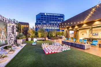 Exhale: rooftop theater area