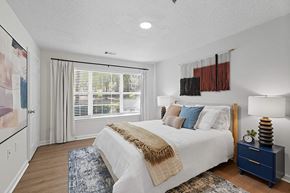 Austell apartment for rent - Bedroom with window at Chroma Park Apartments in Austell GA
