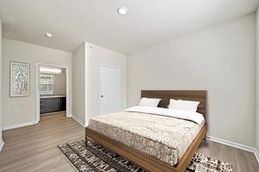 Chester apartment for rent - Bedroom with attached bathroom at Grand Oaks Apartments in Chester VA