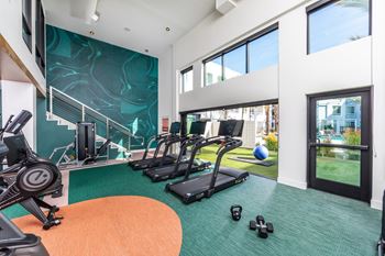 State-of-the-art 2-story fitness center