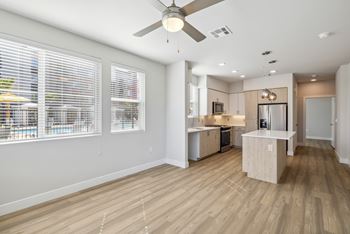 Separate dining area*