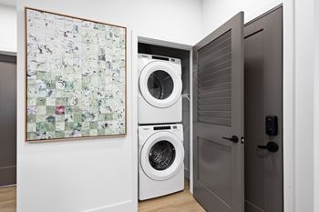 Full-size washer and dryer
