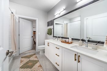 Dual vanity bathroom sinks*