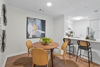 Separate dining area*