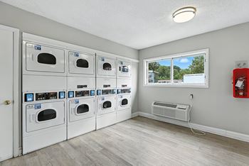 On-site laundry facilities