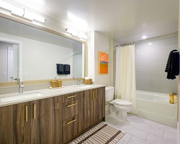 Dual bathroom sinks*
