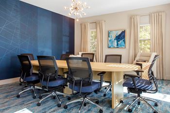 Business center with conference room and wi-fi