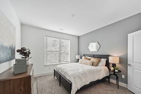 Milford apartment for rent - Cool Gloss Design Package Bedroom 1 at The Quill Apartments in Milford, MA