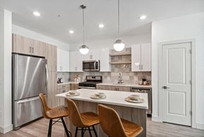 Milford apartment for rent - Cool Gloss Design Package Kitchen at The Quill Apartments in Milford, MA