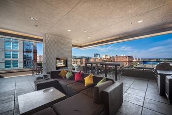 Rooftop lounge
