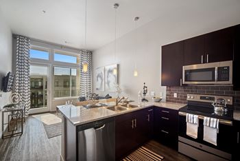 Stainless steel kitchen appliances*