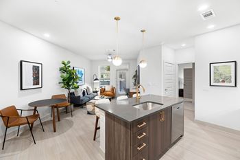 Kitchen island with abundant storage*