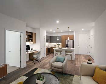 Wood-style plank flooring