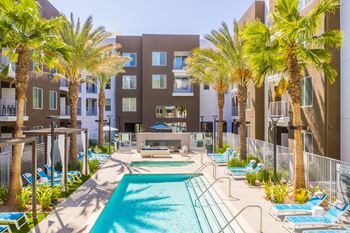 Resort-style pool
