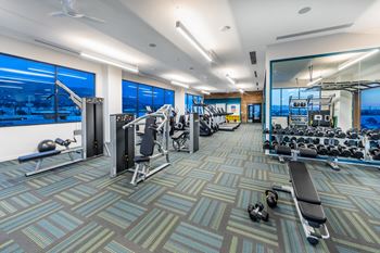 State-of-the-art fitness center