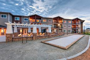 Morgan Hill apartment for rent - Exterior Bocce Court at The Lodge at Morgan Hills Apartments in Morgan Hill CA