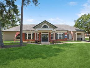 Conroe apartment for rent - Exterior leasing office at Park Village Apartments in Conroe TX