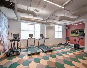 San Diego apartment for rent - Fitness Center Cardio Equipment at il Palazzo Apartments in San Diego CA