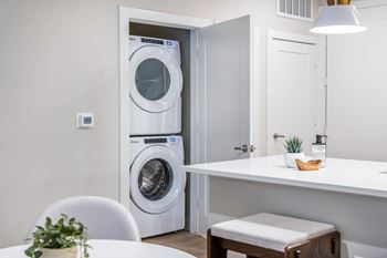 Full-sized washer and dryer