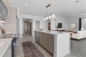 Woburn apartment for rent - Kitchen island at Station 316 Woburn MA