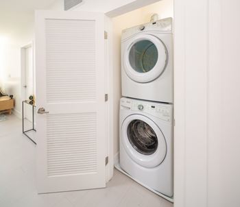 Full-sized washer and dryer