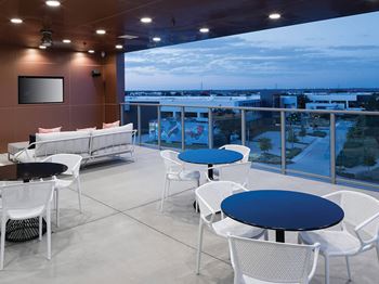 Rooftop lounge
