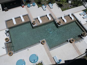 Swimming pool with sundecks